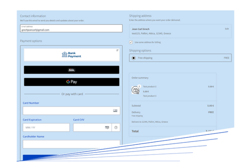 Drop-in UI