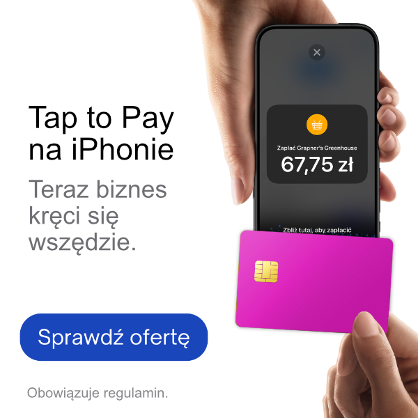 Sprawdź ofertę Tap to Pay na iPhone - terminal w telefonie