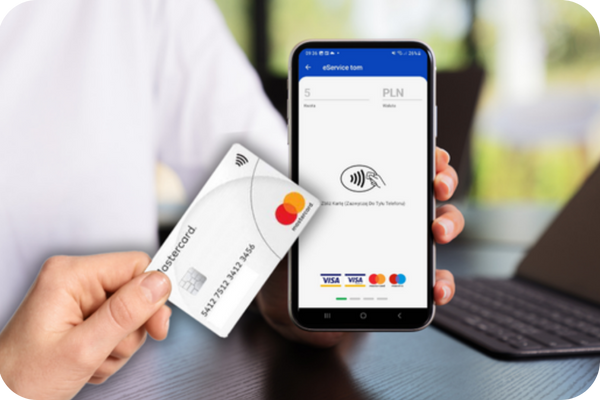 terminal w smartfonie, terminal w telefonie eService, przyjmowanie płatności kartą na telefonie terminal w smartfonie, terminal w telefonie eService, przyjmowanie płatności kartą na telefonie
