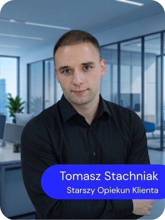 Tomasz Stachniak starszy opiekun klienta eService