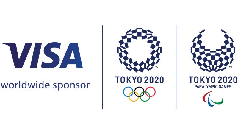 logo Visa sponsora Igrzysk Olimpijskich Tokyo 2020